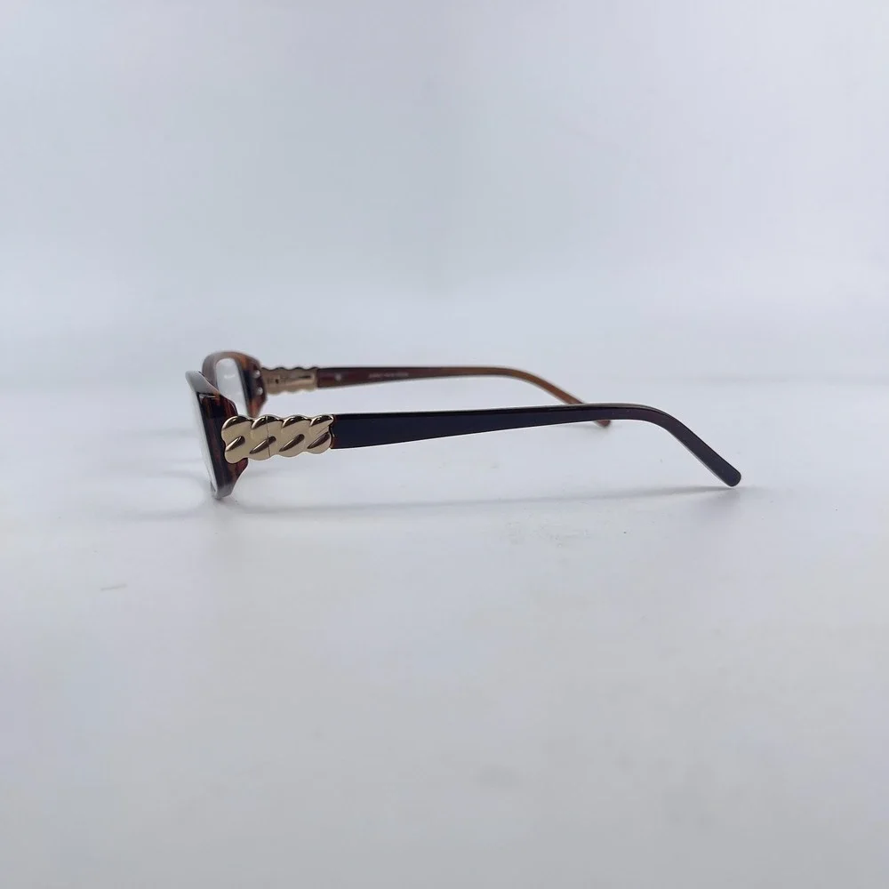 Jones New York Women's Eyeglasses J740 Frame Brown Full Rim 53-17-135‎ mm